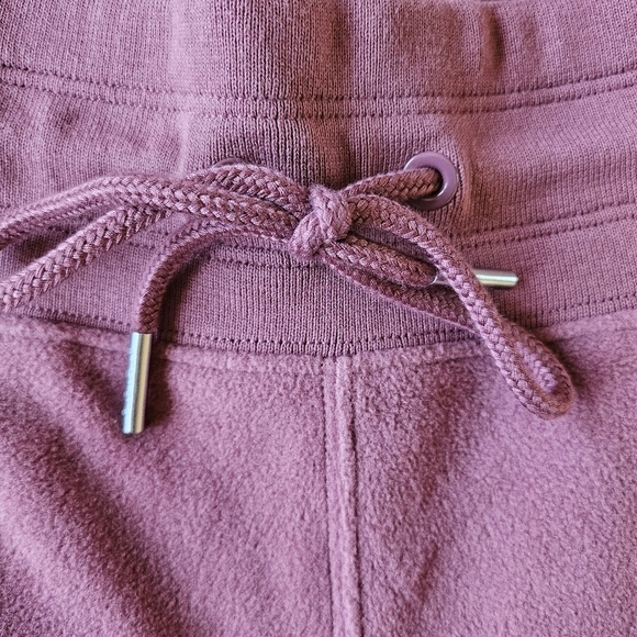 VGUC Athleta Balance Microfleece Jogger Pants Mauve Pink Small - Picture 8 of 14